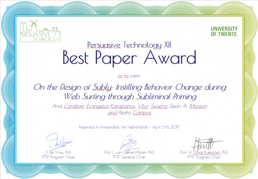 Paper award